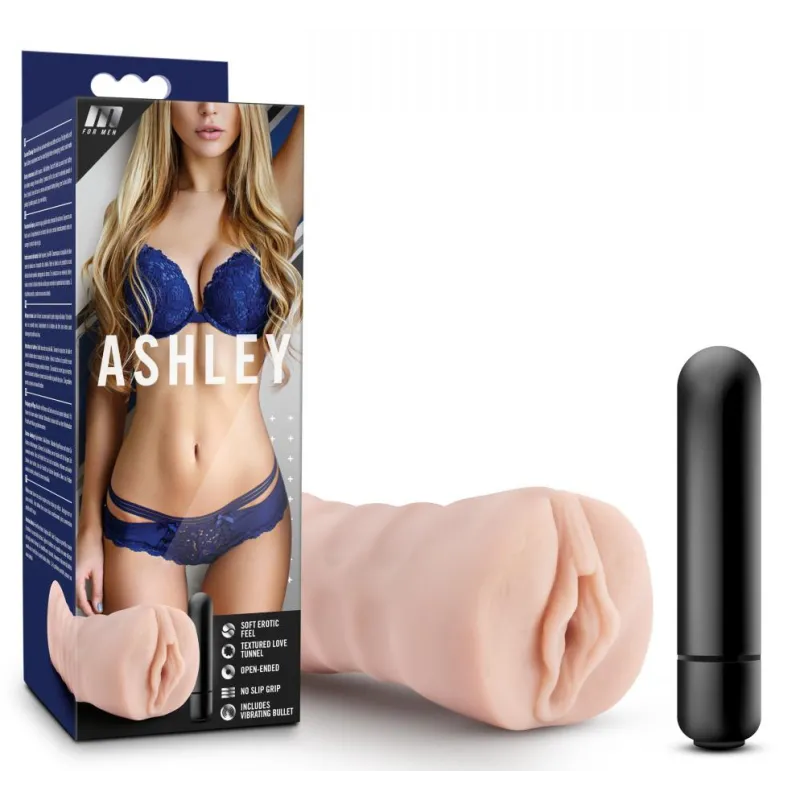 M For Men Masturbateur réaliste vibrant Ashley Vagin